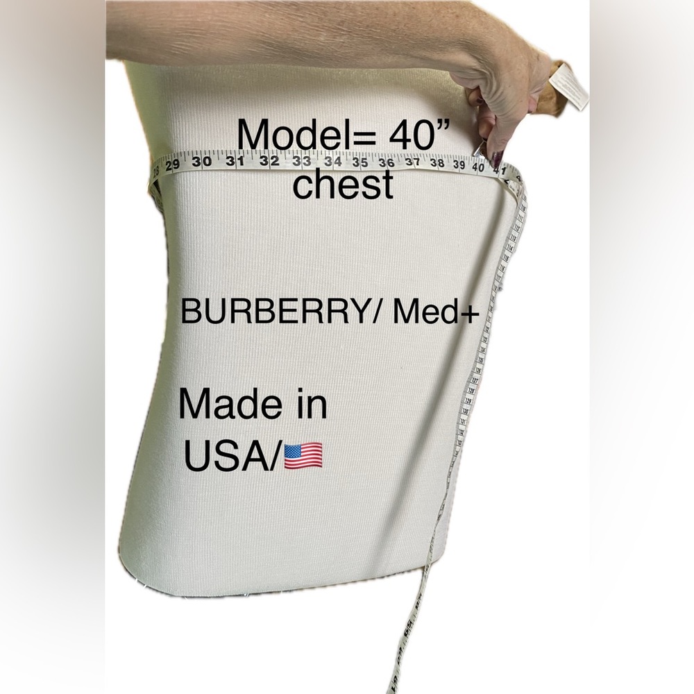 🔥NEW🔥BURBERRY NOVA CHECK L/S Luxury Cotton Button Down👔Oversized🇺🇸Med+/LG🔥 - Picture 6 of 16